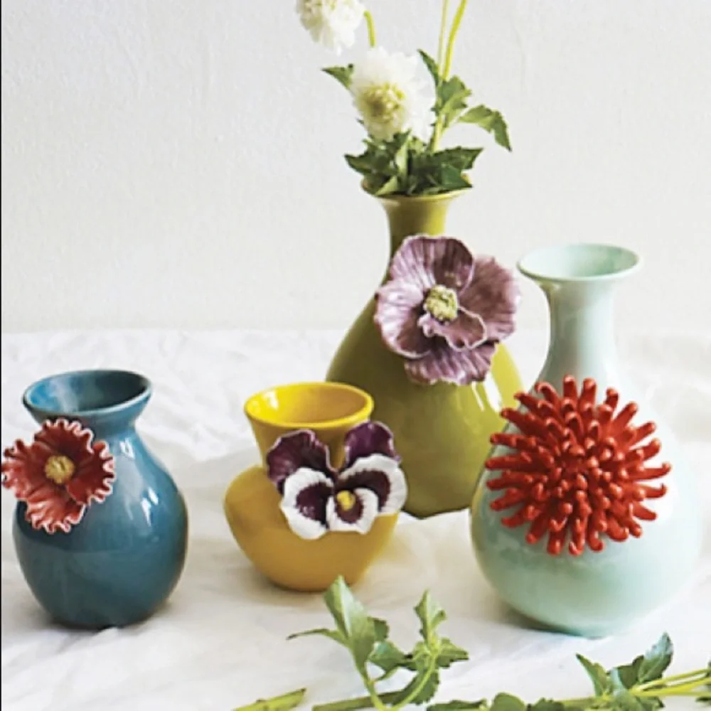 Anthropologie Chrysanthemum Vase